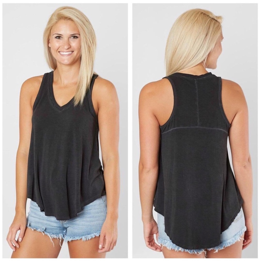 Z Supply Vagabond Washed Black Tank Top